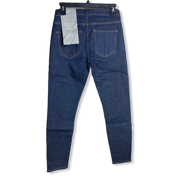EVERLANE Mid Rise Skinny Jeans NWT $68 Rinse 5-Pocket Slim Leg Women's Size 25R - Picture 11 of 13